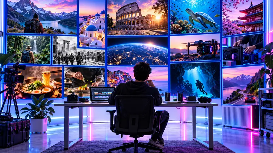 YouTube channel content prepared for short-form adaptation
